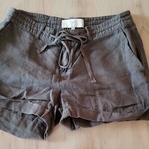 Joie Women's Dark Brown Casual Shorts